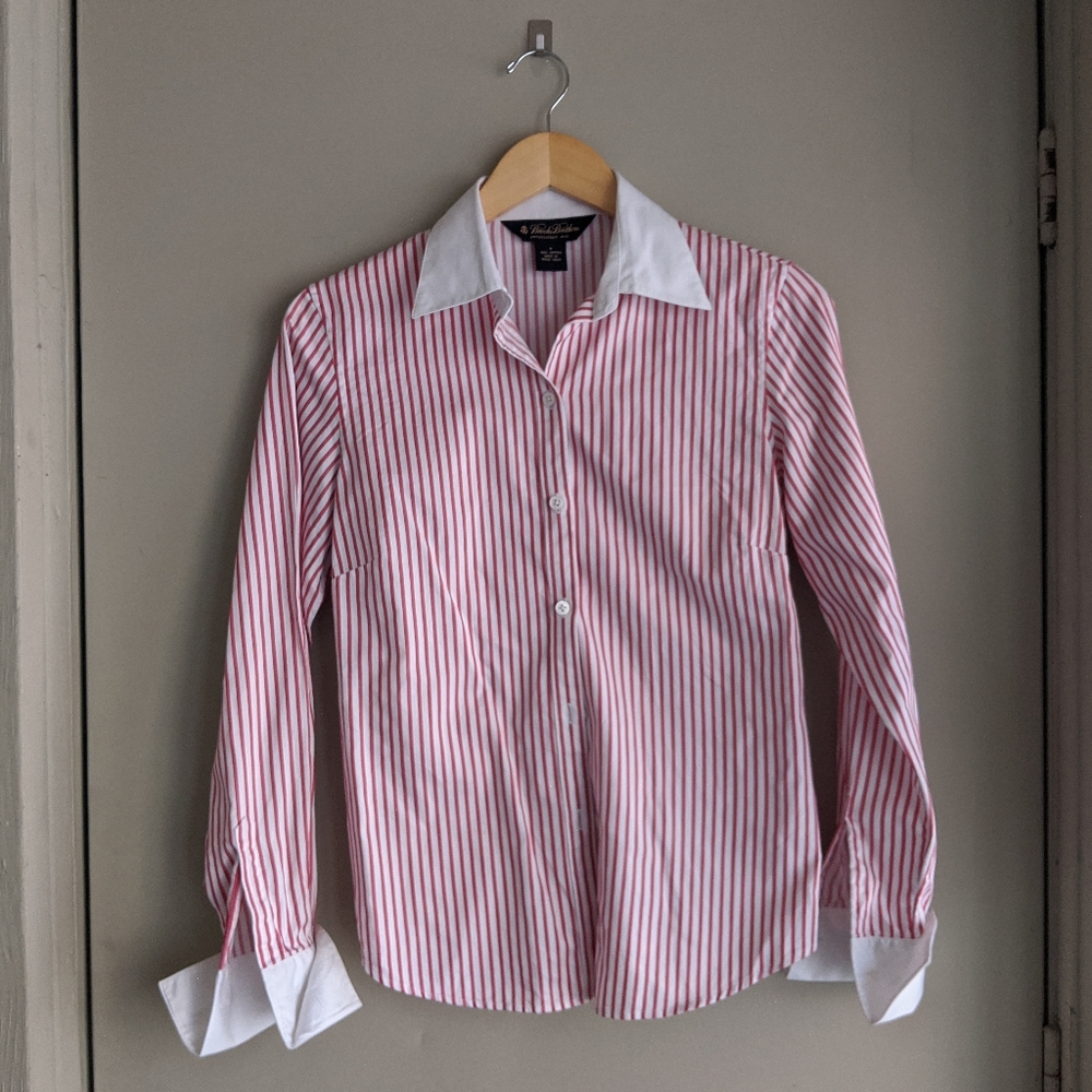 Brook Brothers red and white dress shirt